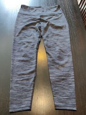 Old Navy Heathered Navy Active Leggings for Women